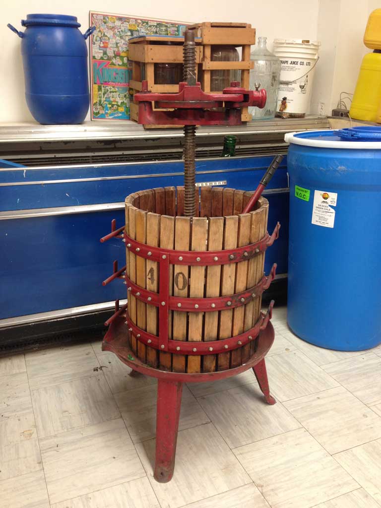 Winemaking Equipment in Kingston Ontario