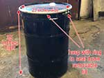 55 Gallon Metal Burn Barrels - Removable Lid